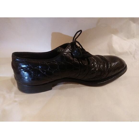 VINTAGE FootJoy Classics Crocodile Leather brogue wingtip Dress shoes Size 11c main image 5